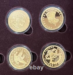 $100 Million Gold Classics Commemorative Coin Collection 24 Gold Plated Coins