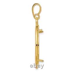 14k Yellow Gold 1982-Now US $5 Commemorative Prong Set Circle Top Coin Bezel