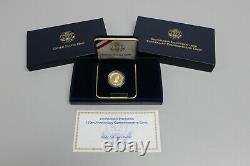 150th Anniversary Smithsonian Commemorative Proof Five Dollar Gold Coin Box COA