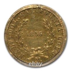 1856 Liberty Round 50¢ Gold MS-62 PCGS (BG-434)