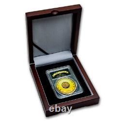 1857 S. S. Central America Double Pinch Gold Nuggets PCGS in Box
