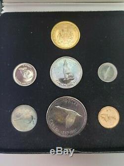 1867-1967 Canadian Centennial Set with $20 Gold Coin