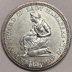 1883 Isabella Commemorative Quarter Nice Almost Uncirculated AU+/UNC Coin #16720