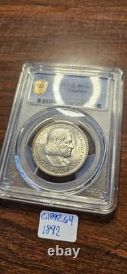 1892 Columbian Exposition Commemorative Silver Half Dollar PCGS MS64 Gold Shield