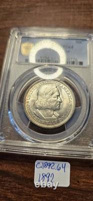 1892 Columbian Exposition Commemorative Silver Half Dollar PCGS MS64 Gold Shield