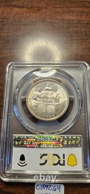 1892 Columbian Exposition Commemorative Silver Half Dollar PCGS MS64 Gold Shield
