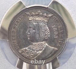 1893 Commemorative ISABELLA Quarter 25c PCGS AU Details #800 ECC&C, Inc