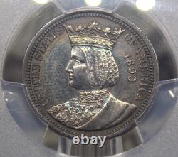 1893 Commemorative ISABELLA Quarter 25c PCGS AU Details #800 ECC&C, Inc
