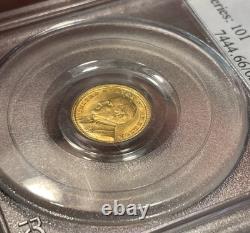 1903 $1 LA Purchase, McKinley Gold Commemorative PCGS MS-66 VERY PRETTY COIN