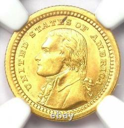 1903 Jefferson Commemorative Gold Dollar Coin G$1 Certified NGC MS64 (BU UNC)