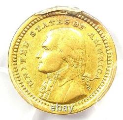 1903 Jefferson Louisiana Gold Dollar Coin G$1 Certified PCGS VF Details