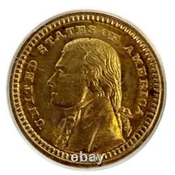 1903 Louisiana Purchase Jefferson $1 Commemorative Gold Coin PCGS MS66 1903 Louisiana Purchase Jefferson $1 Commemorative Gold Coin PCGS MS66