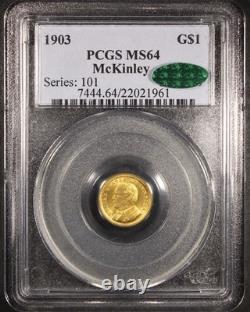 1903 McKinley Gold Dollar G$1 PCGS MS64 CAC? Flashy Example
