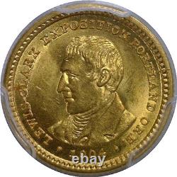 1904 Lewis & Clark $1 Gold Commemorative PCGS MS-63