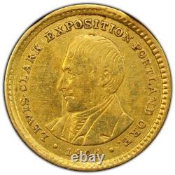 1904 Lewis and Clark Gold Dollar PCGS Genuine AU Detail