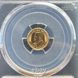 1905 $1 Lewis & Clark Exp Comm GOLD PCGS Cert Unc Details CLEANED -HISTORIC