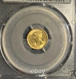 1905 $1 Lewis & Clark Exp Comm GOLD PCGS Cert Unc Details CLEANED -HISTORIC