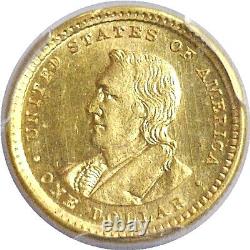 1905 $1 Lewis & Clark Gold Commemorative PCGS MS-63