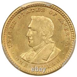 1905 G$1 Lewis and Clark PCGS MS62 Classic Gold Commemorative