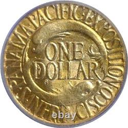 1915-S $1 Panama-Pacific Gold Commemorative PCGS MS-63