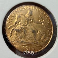 1915-S $2.5 Gold Commemorative Panama Pacific 6,749 Minted! Should Be Graded