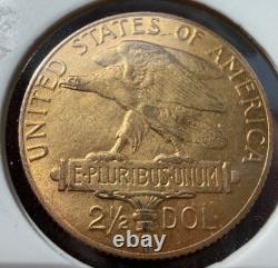 1915-S $2.5 Gold Commemorative Panama Pacific 6,749 Minted! Should Be Graded