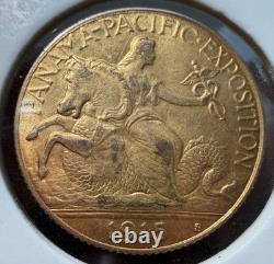 1915-S $2.5 Gold Commemorative Panama Pacific 6,749 Minted! Should Be Graded