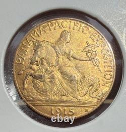 1915-S $2.5 Gold Commemorative Panama Pacific 6,749 Minted! Should Be Graded