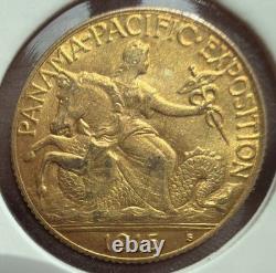 1915-S $2.5 Gold Commemorative Panama Pacific 6,749 Minted! Should Be Graded