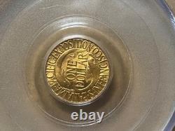 1915-S Commemorative Gold $1 Panama-Pacific Exposition PCGS MS64 BLAZER