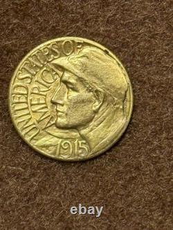 1915 S G1$ Panama Pacific Exposition Gold 1$ Commemorative