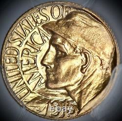 1915-S Gold Commemorative $1 Panama Pacific Exposition PCGS AU58? PQ+++