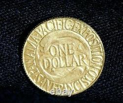 1915-S Gold Dollar $1 Panama Pacific Commemorative Coin Excellent Condition