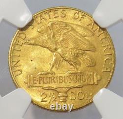 1915 S Gold Us Panama-pacific Exposition Commemorative $2.50 Coin Ngc Ms 65