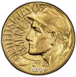 1915-S PCGS MS64 Panama-Pacific Gold Commemorative Dollar, U. S. G$1 Coin