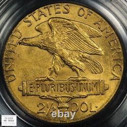 1915 S Pan-Pac Commemorative Gold Quarter Eagle $2.50 OGH PCGS MS 62 GOLD CAC