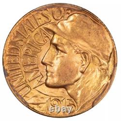 1915-S Panama-Pacific Gold Dollar PCGS MS64 Mint State Commemorative Gem