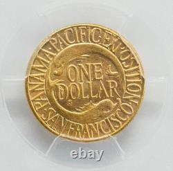 1915-S $ Panama Pacific Gold Dollar Pan Pac MS66 Secure PCGS 950428-1 1915-S $ Panama Pacific Gold Dollar Pan Pac MS66 Secure PCGS 950428-1