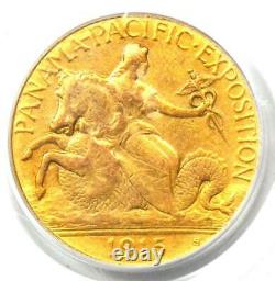 1915-S Panama Pacific Gold Quarter Eagle $2.50 Coin PCGS Certified XF / AU
