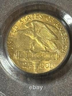 1915-s 2.50 Pcgs Ms64 Panama -pacific Gold $2.50 Commemorative Coin