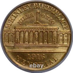 1916 $1 McKinley Gold Commemorative PCGS MS-64