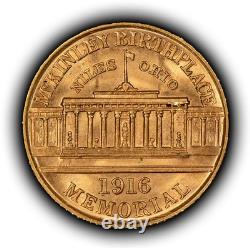 1916 $1 McKinley Memorial Commemorative Gold Dollar SKU-G6386