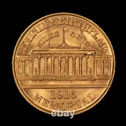 1916 $1 McKinley Memorial Commemorative Gold Dollar SKU-G6386