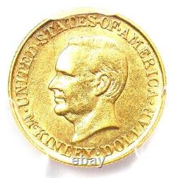 1916 McKinley Commemorative Gold Dollar Coin G$1 Certified PCGS AU58