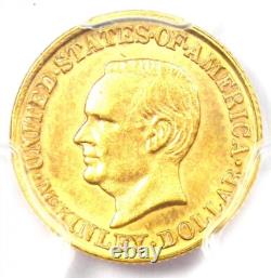 1916 McKinley Commemorative Gold Dollar Coin G$1 PCGS Uncirculated Detail UNC