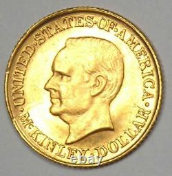 1916 McKinley Commemorative Gold Dollar Coin G$1 Uncirculated Detail (UNC, MS)