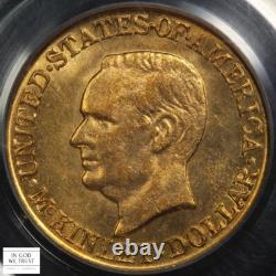 1916 McKinley Commemorative One Dollar Gold G$1 OGH Old Green Holder PCGS MS 62
