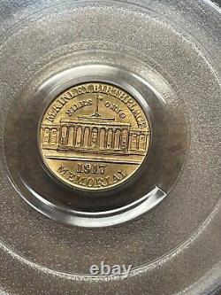 1917 $1 gold McKinley President COMMEMORATIVE US Type coin PCGS MS63 5000 minted