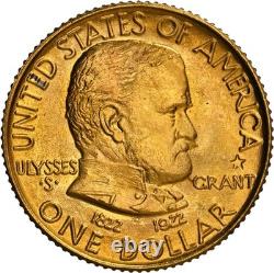 1922 G$1 Grant Star NGC MS67 CAC withPhotoVision Classic Gold Commemorative
