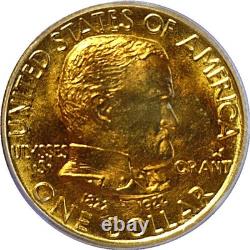 1922 Grant With Star $1 Gold Commemorative PCGS MS-64